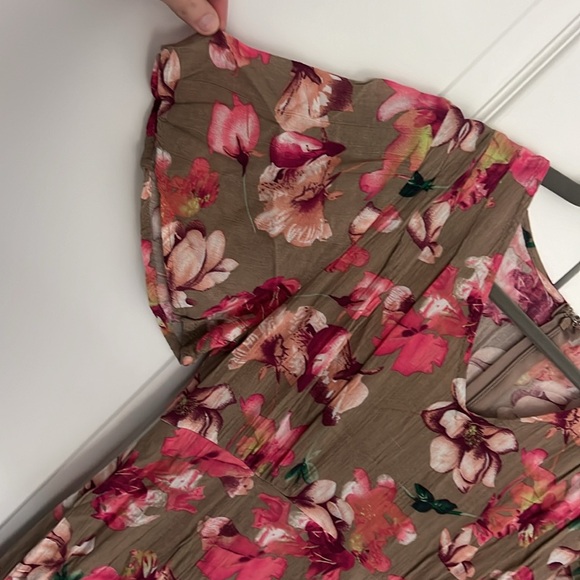 Pink and Tan Entro Dress - Picture 2 of 3